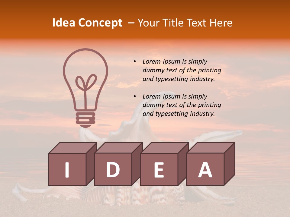 Pacific Water Cloudy PowerPoint Template