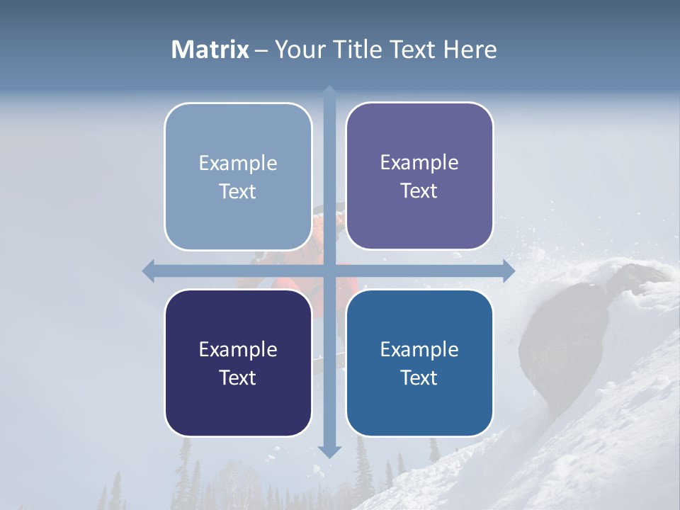 Snowboarding Ride Sport PowerPoint Template