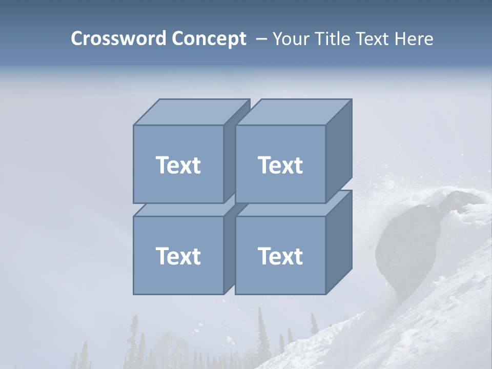 Snowboarding Ride Sport PowerPoint Template