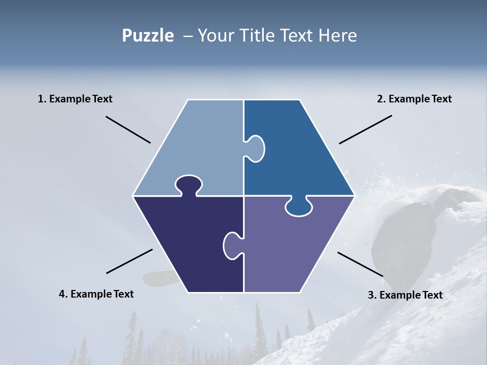 Snowboarding Ride Sport PowerPoint Template