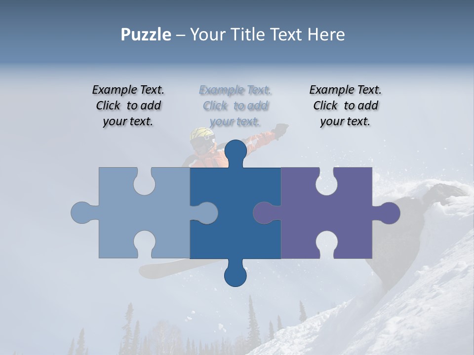 Snowboarding Ride Sport PowerPoint Template