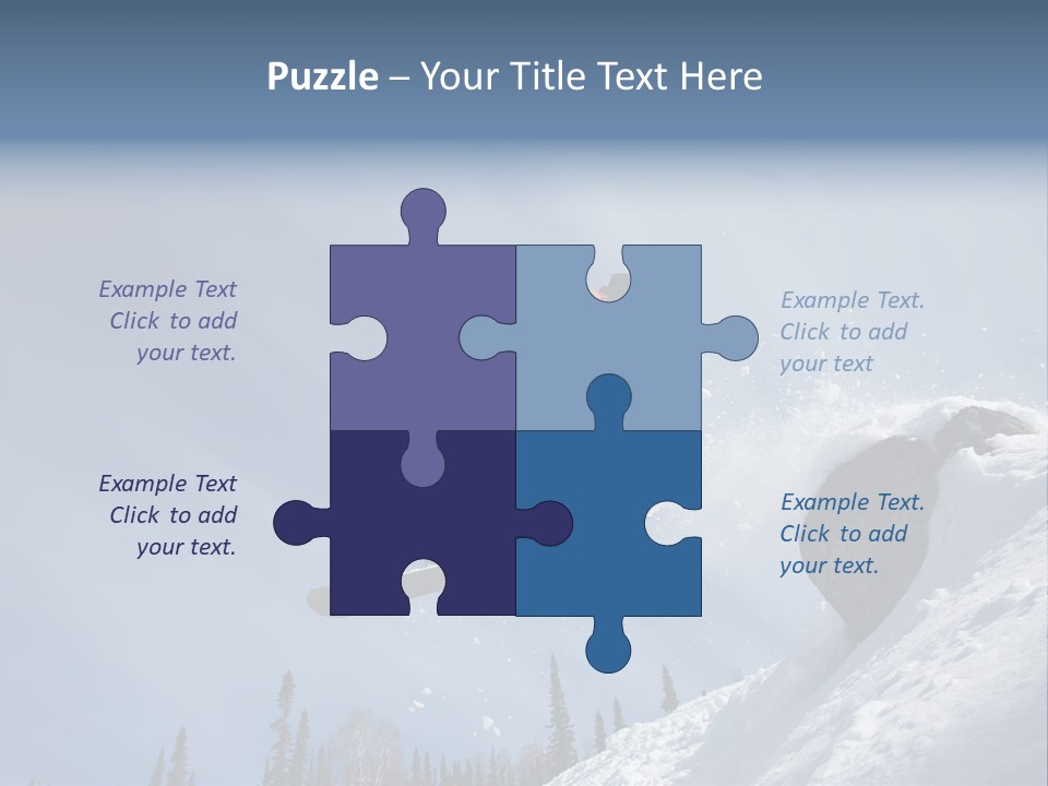 Snowboarding Ride Sport PowerPoint Template