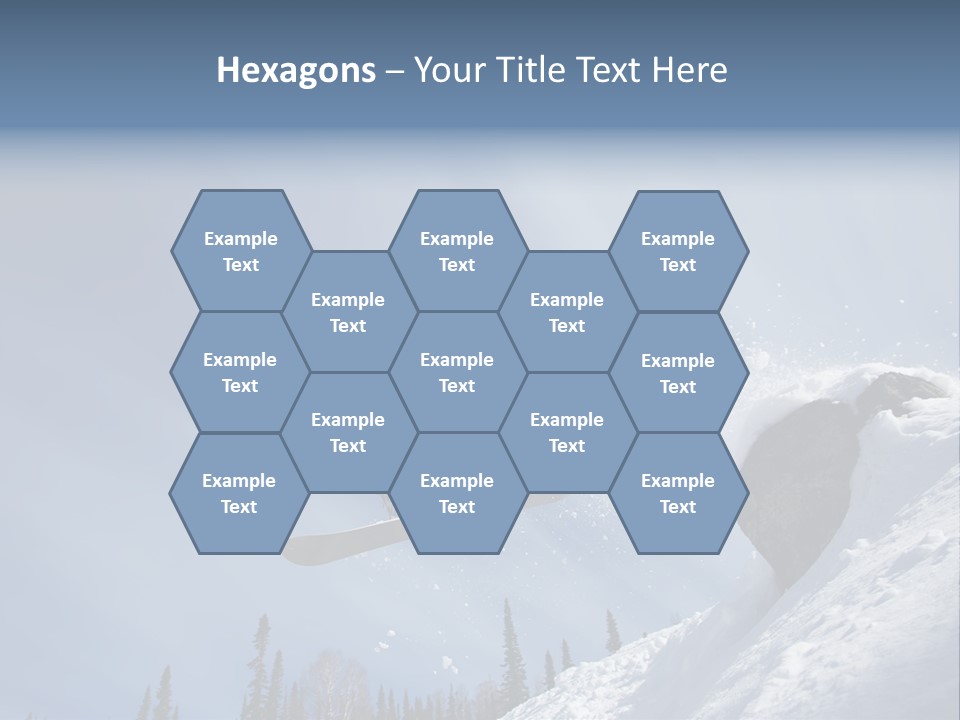 Snowboarding Ride Sport PowerPoint Template