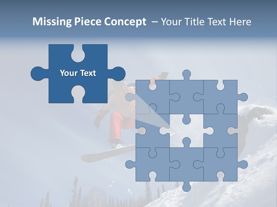 Snowboarding Ride Sport PowerPoint Template