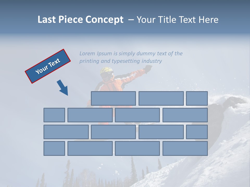 Snowboarding Ride Sport PowerPoint Template