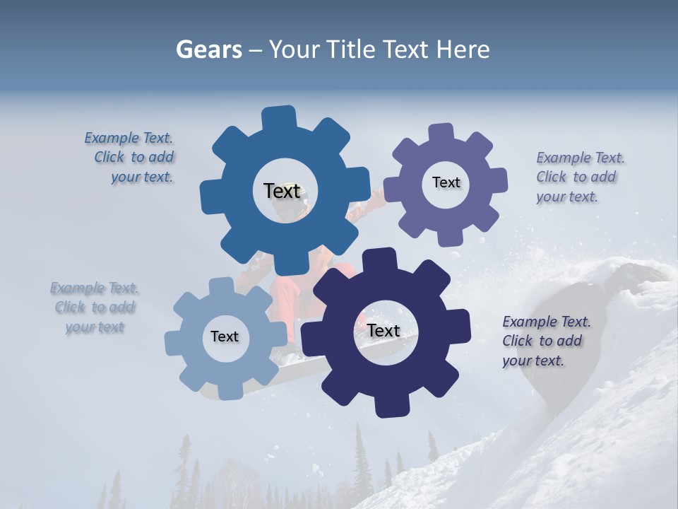 Snowboarding Ride Sport PowerPoint Template