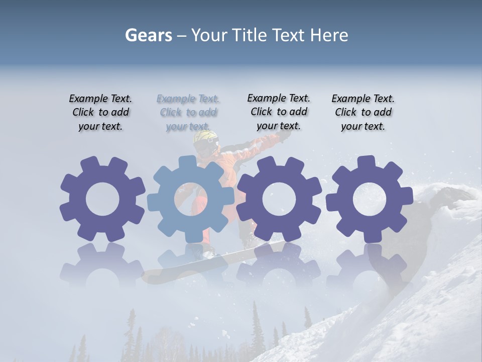 Snowboarding Ride Sport PowerPoint Template