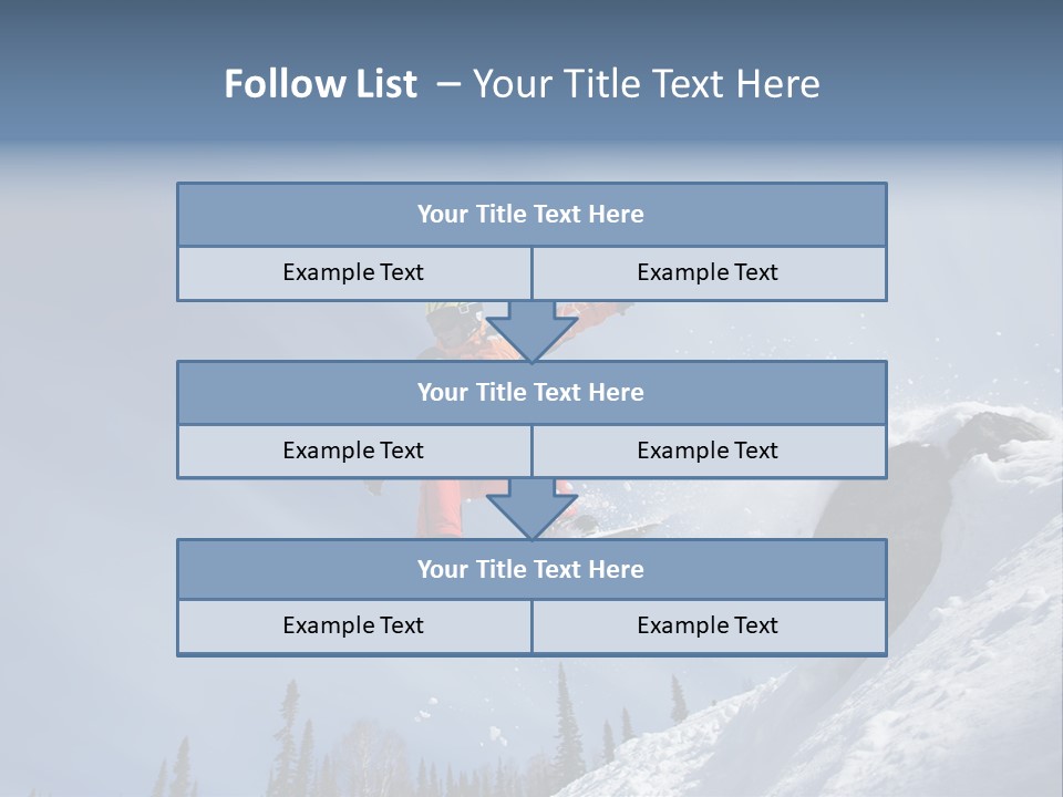 Snowboarding Ride Sport PowerPoint Template