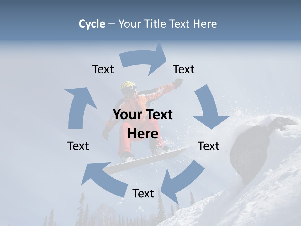 Snowboarding Ride Sport PowerPoint Template