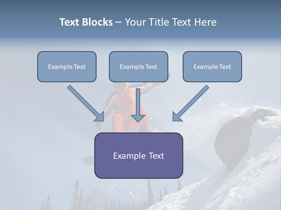 Snowboarding Ride Sport PowerPoint Template
