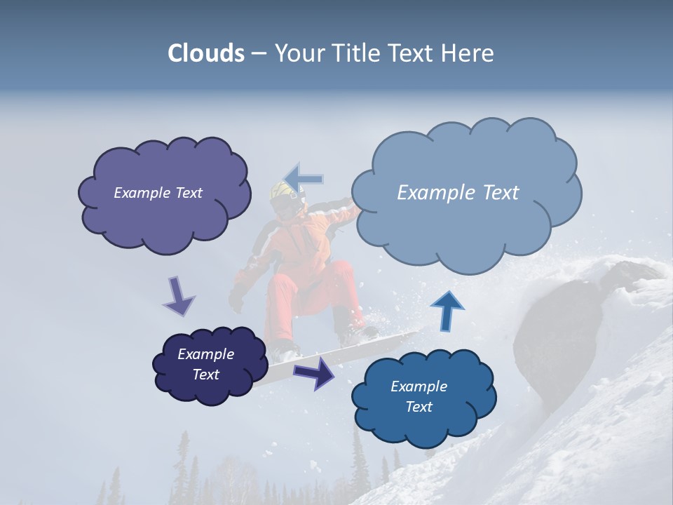 Snowboarding Ride Sport PowerPoint Template