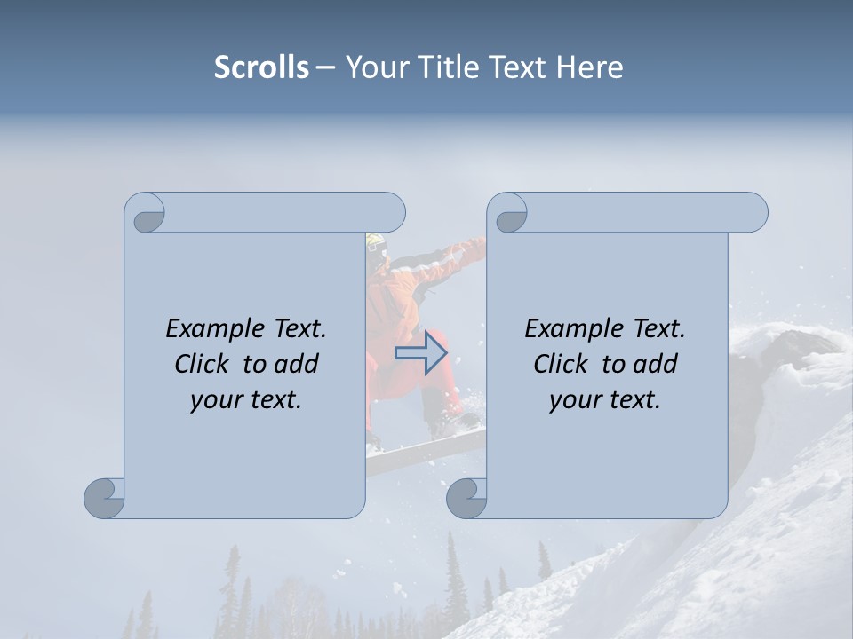 Snowboarding Ride Sport PowerPoint Template