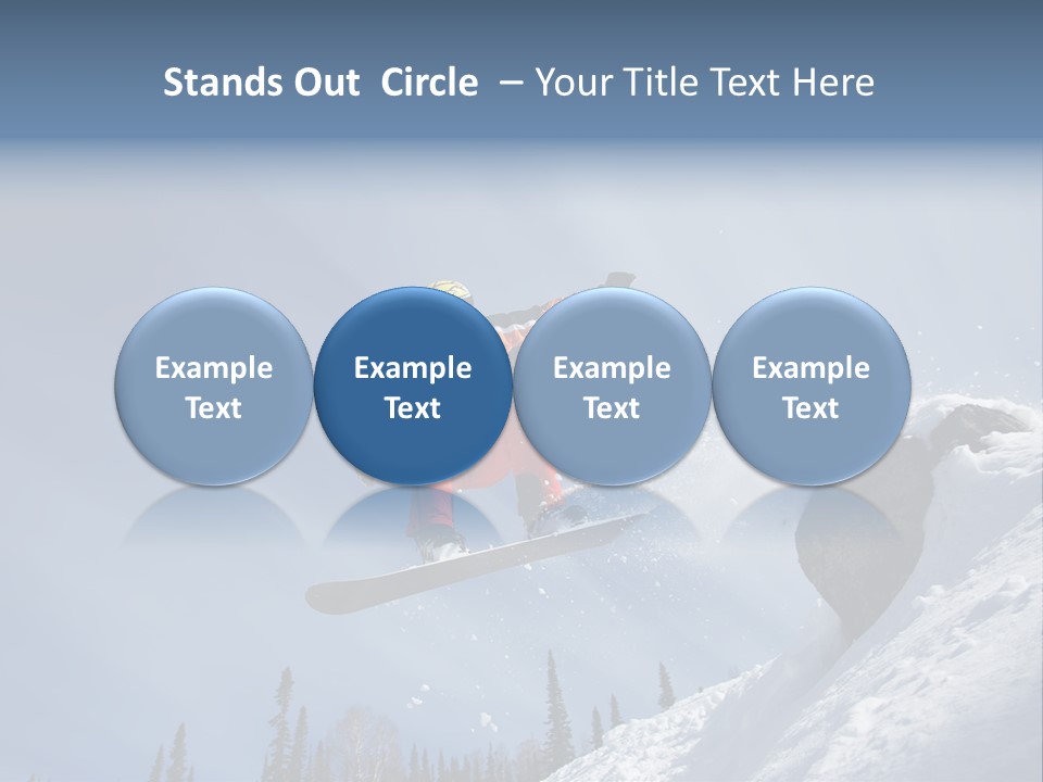 Snowboarding Ride Sport PowerPoint Template