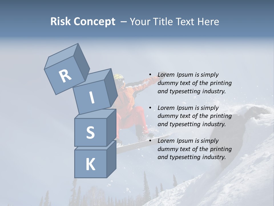 Snowboarding Ride Sport PowerPoint Template