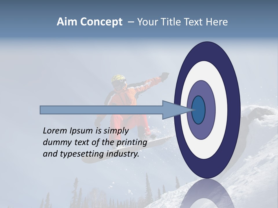 Snowboarding Ride Sport PowerPoint Template