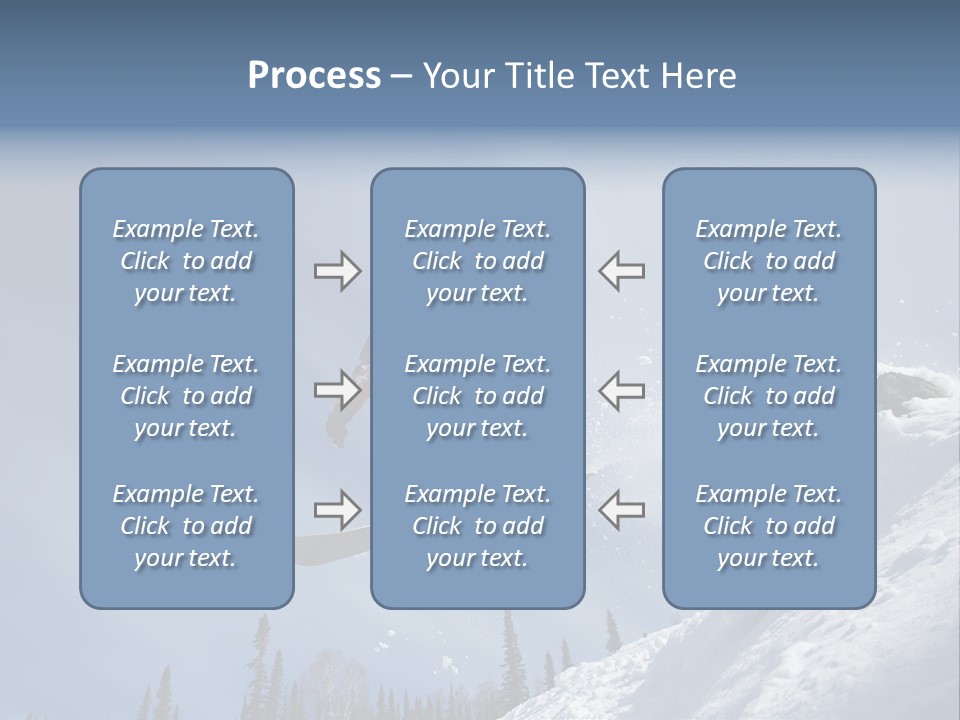 Snowboarding Ride Sport PowerPoint Template