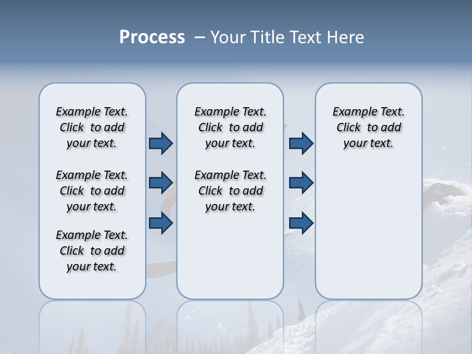 Snowboarding Ride Sport PowerPoint Template