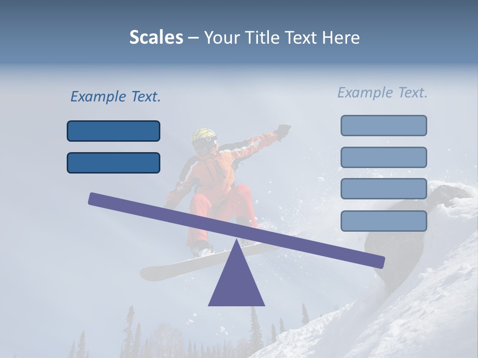 Snowboarding Ride Sport PowerPoint Template