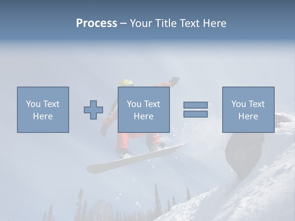 Snowboarding Ride Sport PowerPoint Template