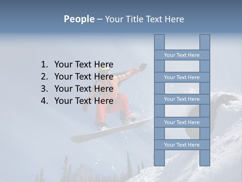 Snowboarding Ride Sport PowerPoint Template
