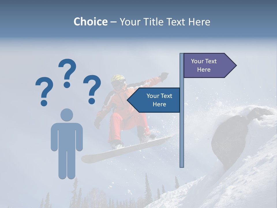 Snowboarding Ride Sport PowerPoint Template