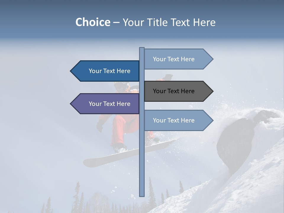 Snowboarding Ride Sport PowerPoint Template