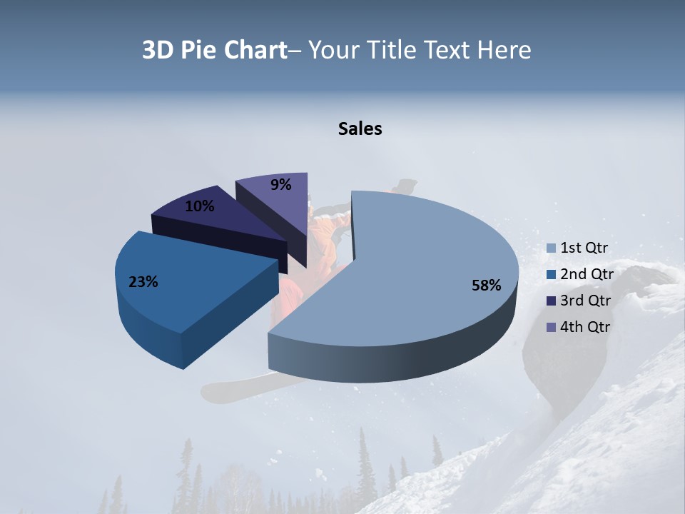 Snowboarding Ride Sport PowerPoint Template