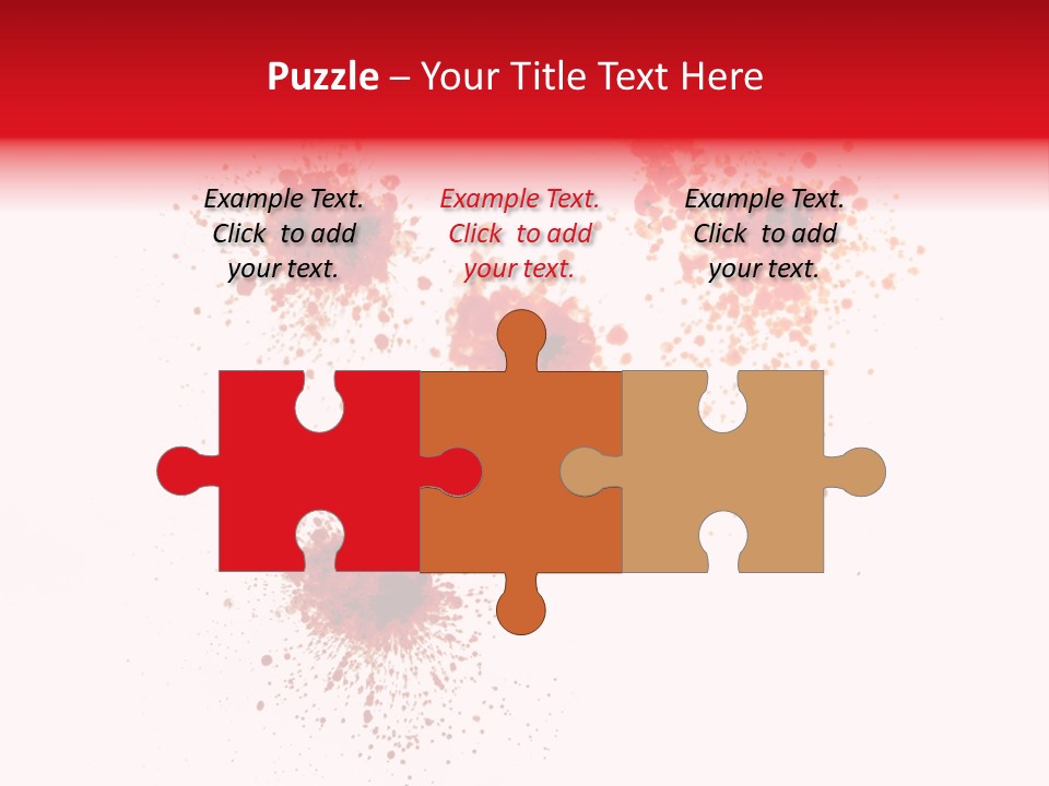 Drips Murder Claret PowerPoint Template