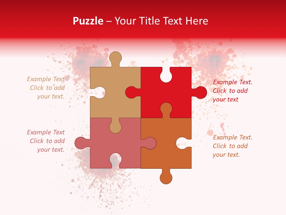 Drips Murder Claret PowerPoint Template