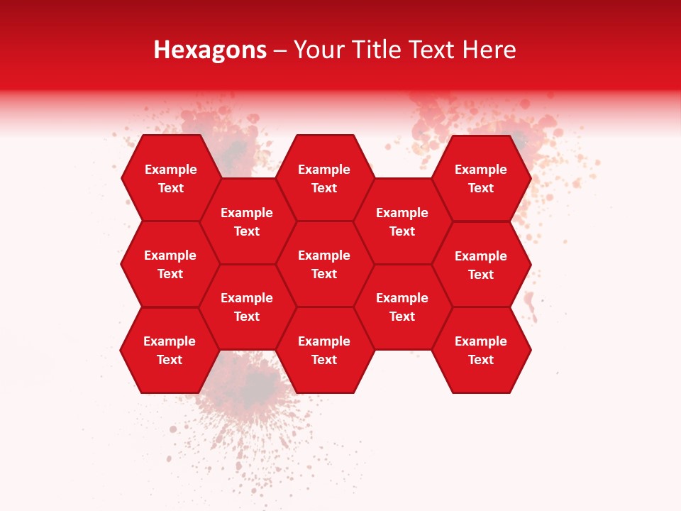 Drips Murder Claret PowerPoint Template