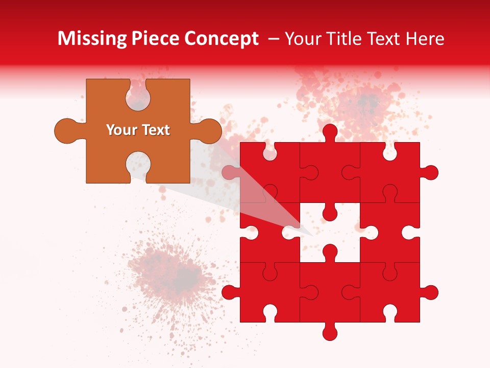 Drips Murder Claret PowerPoint Template