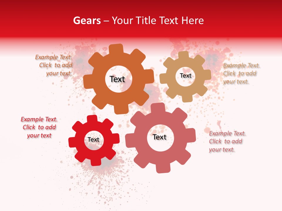 Drips Murder Claret PowerPoint Template