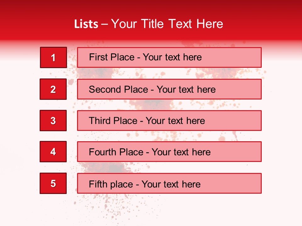 Drips Murder Claret PowerPoint Template