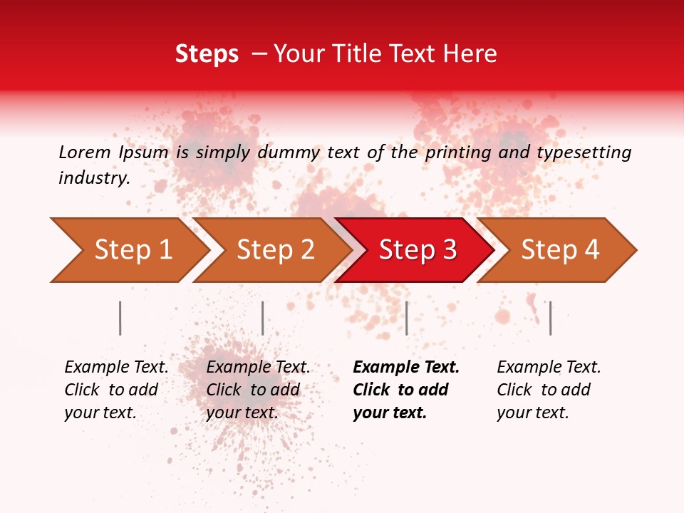 Drips Murder Claret PowerPoint Template