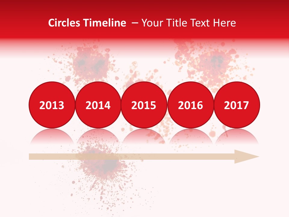 Drips Murder Claret PowerPoint Template