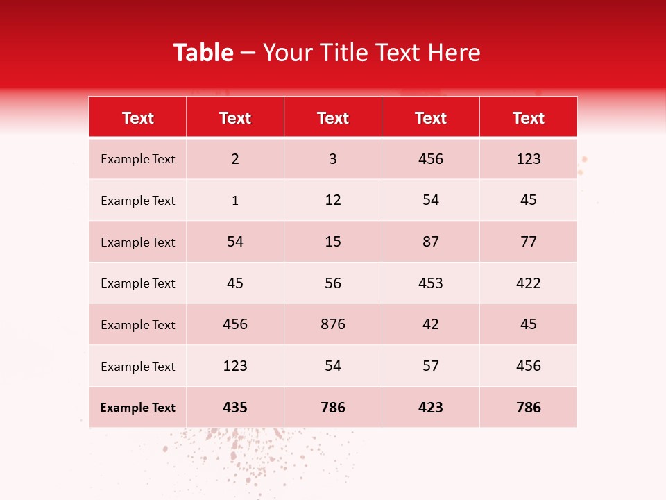 Drips Murder Claret PowerPoint Template