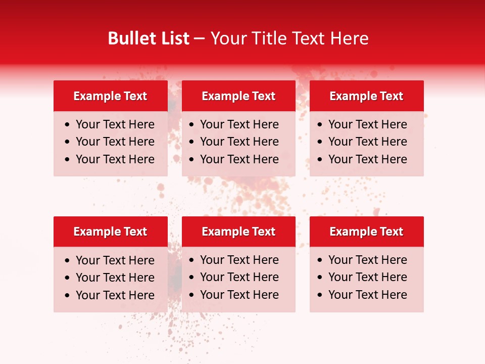 Drips Murder Claret PowerPoint Template