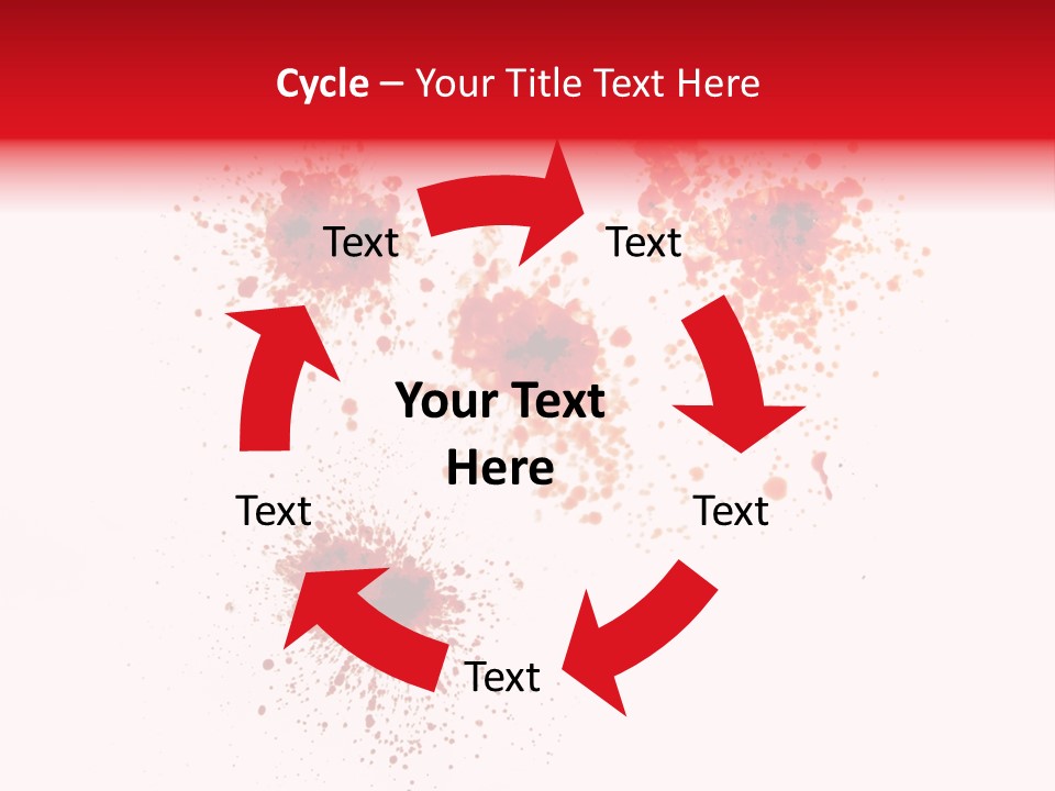 Drips Murder Claret PowerPoint Template