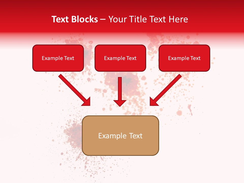Drips Murder Claret PowerPoint Template