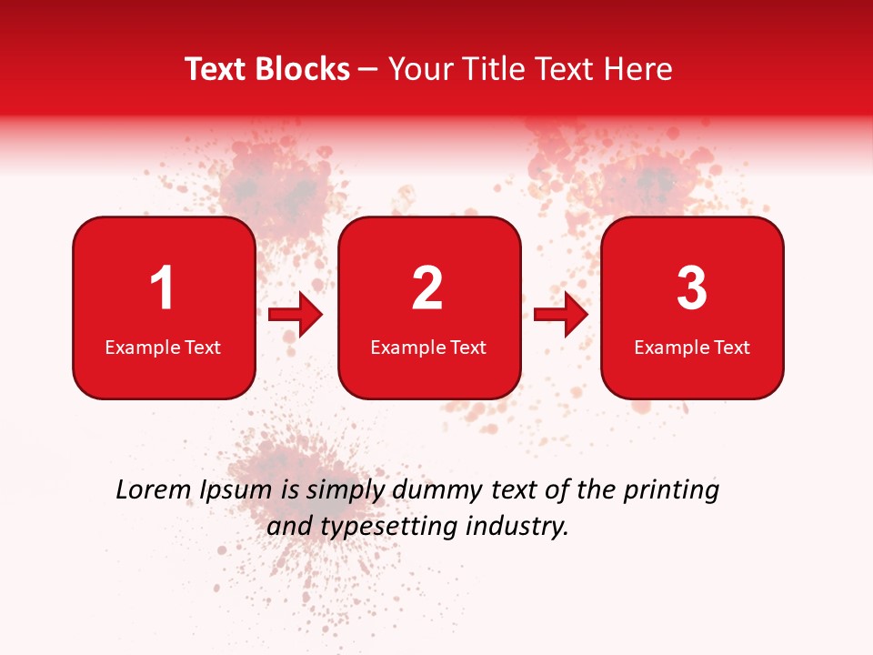 Drips Murder Claret PowerPoint Template