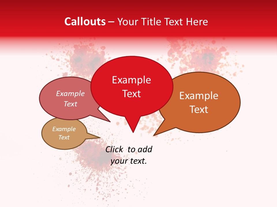 Drips Murder Claret PowerPoint Template