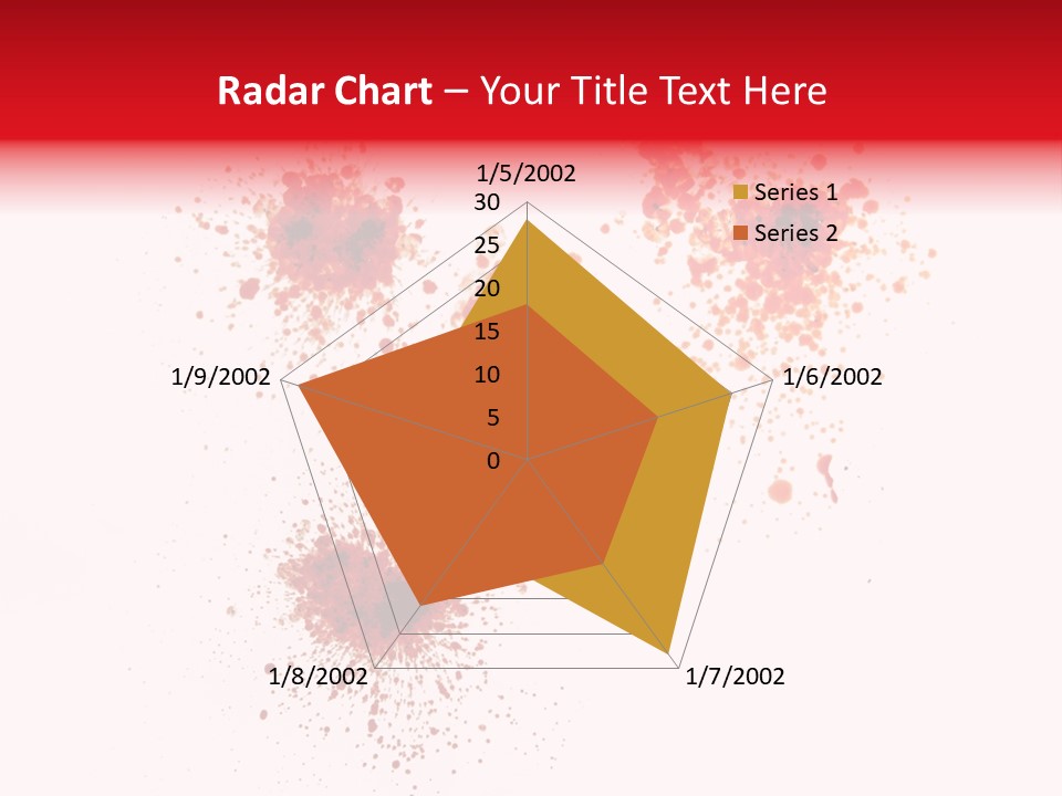 Drips Murder Claret PowerPoint Template