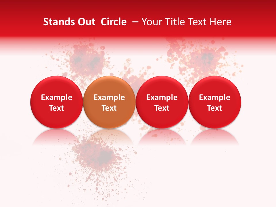 Drips Murder Claret PowerPoint Template