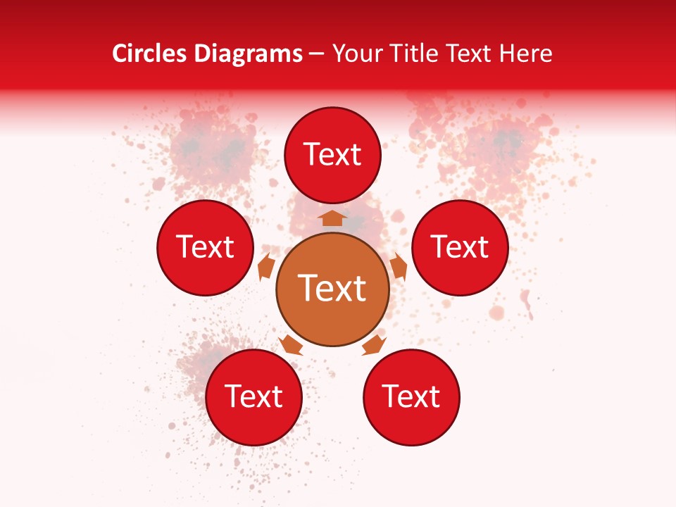 Drips Murder Claret PowerPoint Template