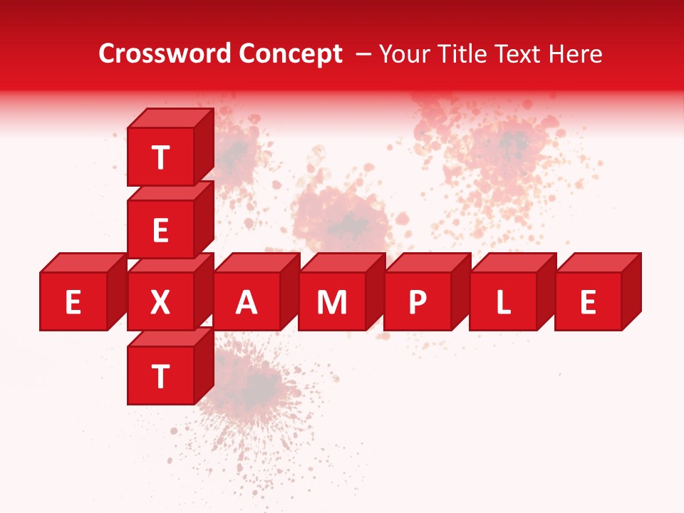 Drips Murder Claret PowerPoint Template