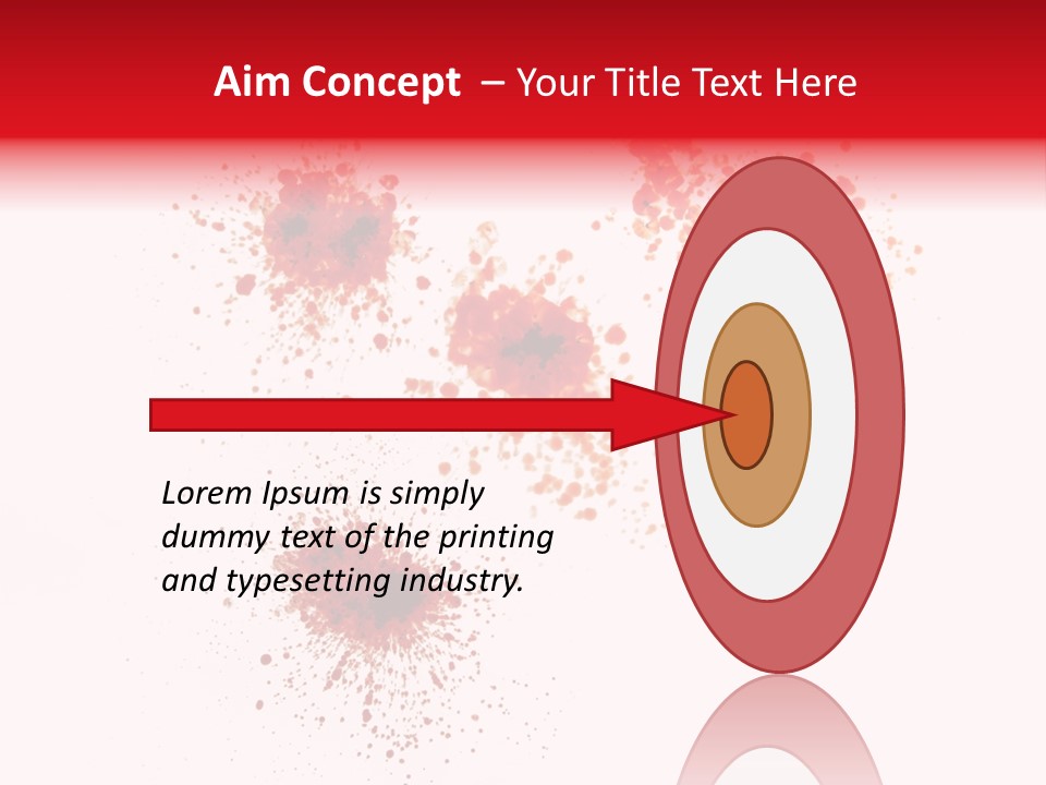 Drips Murder Claret PowerPoint Template