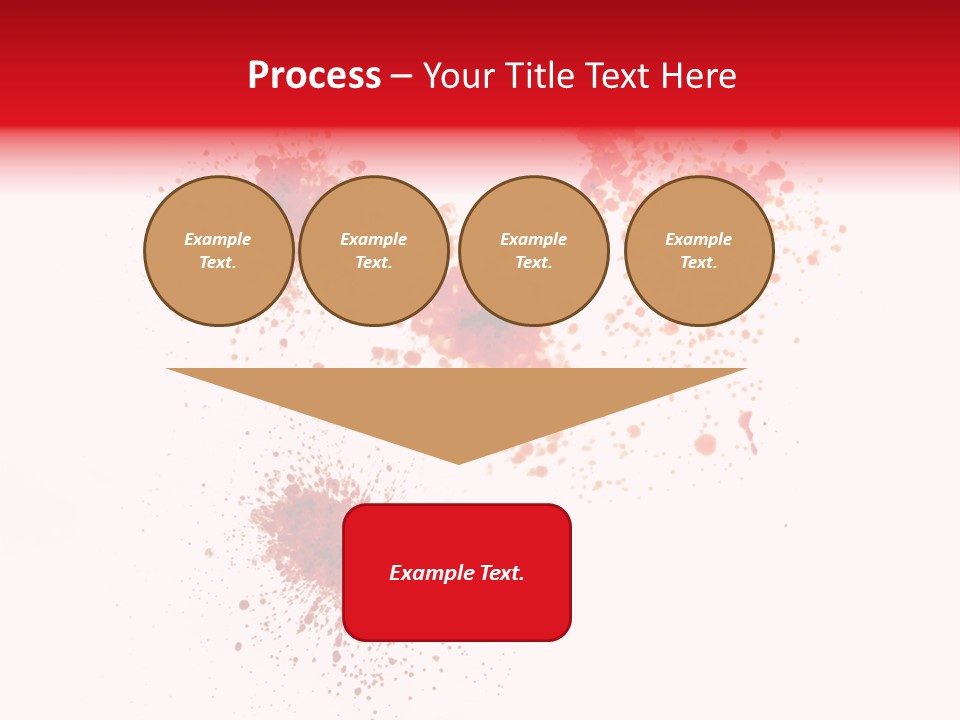 Drips Murder Claret PowerPoint Template
