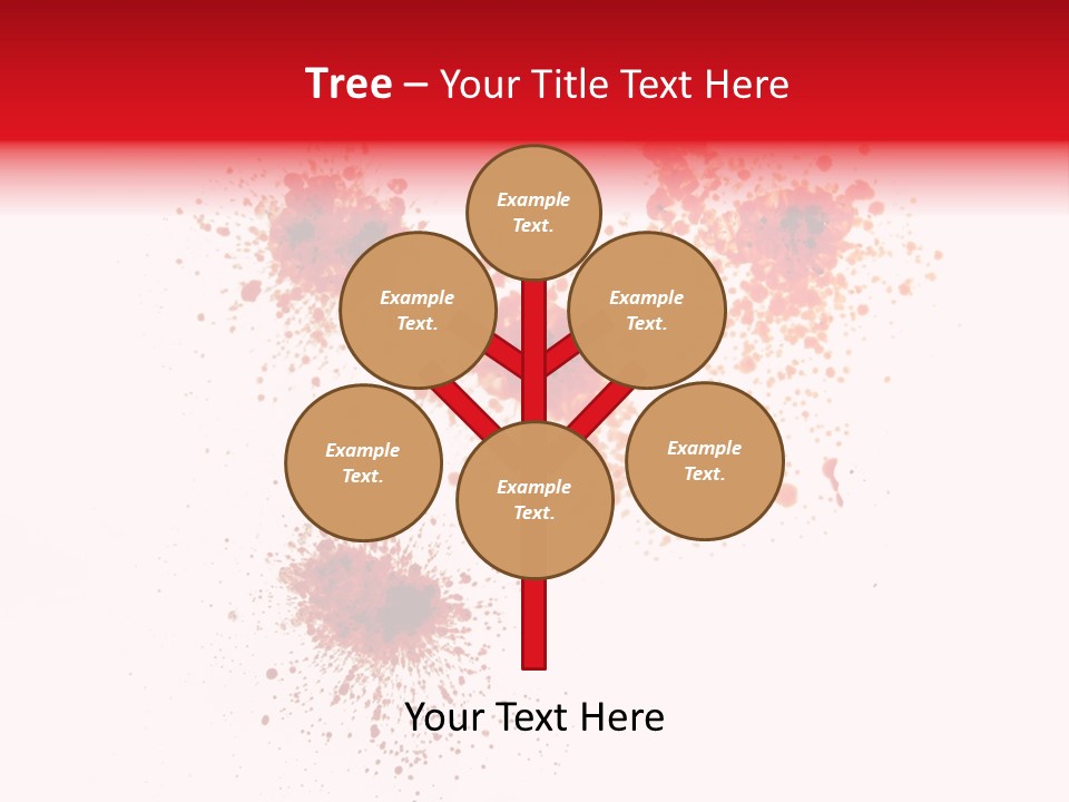 Drips Murder Claret PowerPoint Template