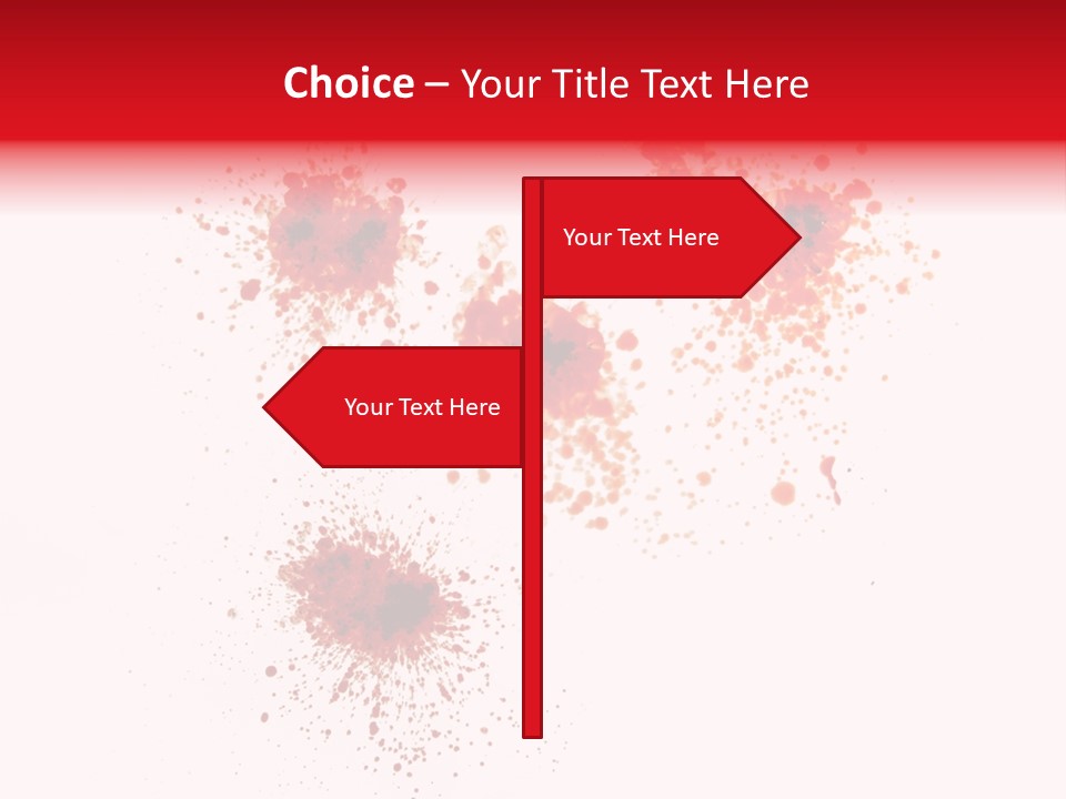 Drips Murder Claret PowerPoint Template