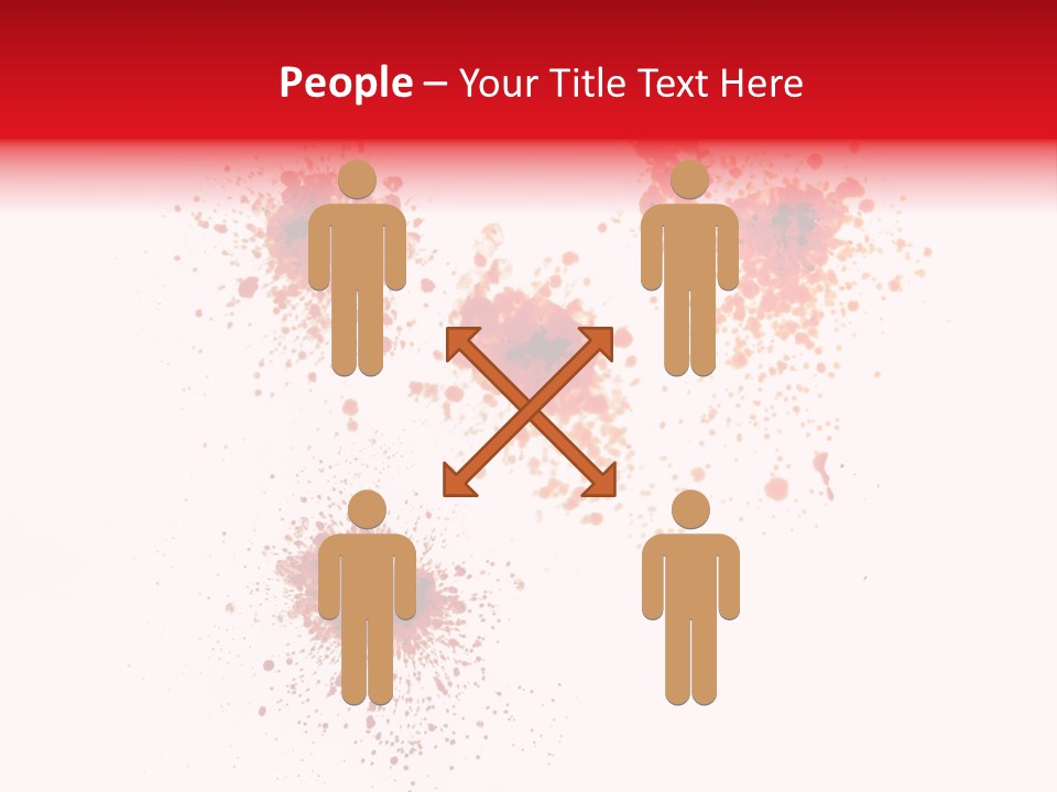 Drips Murder Claret PowerPoint Template